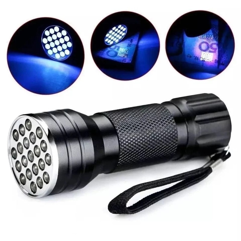 UV Flashlight LED Blacklight Torch NM For Inspection And Stain Detection 0