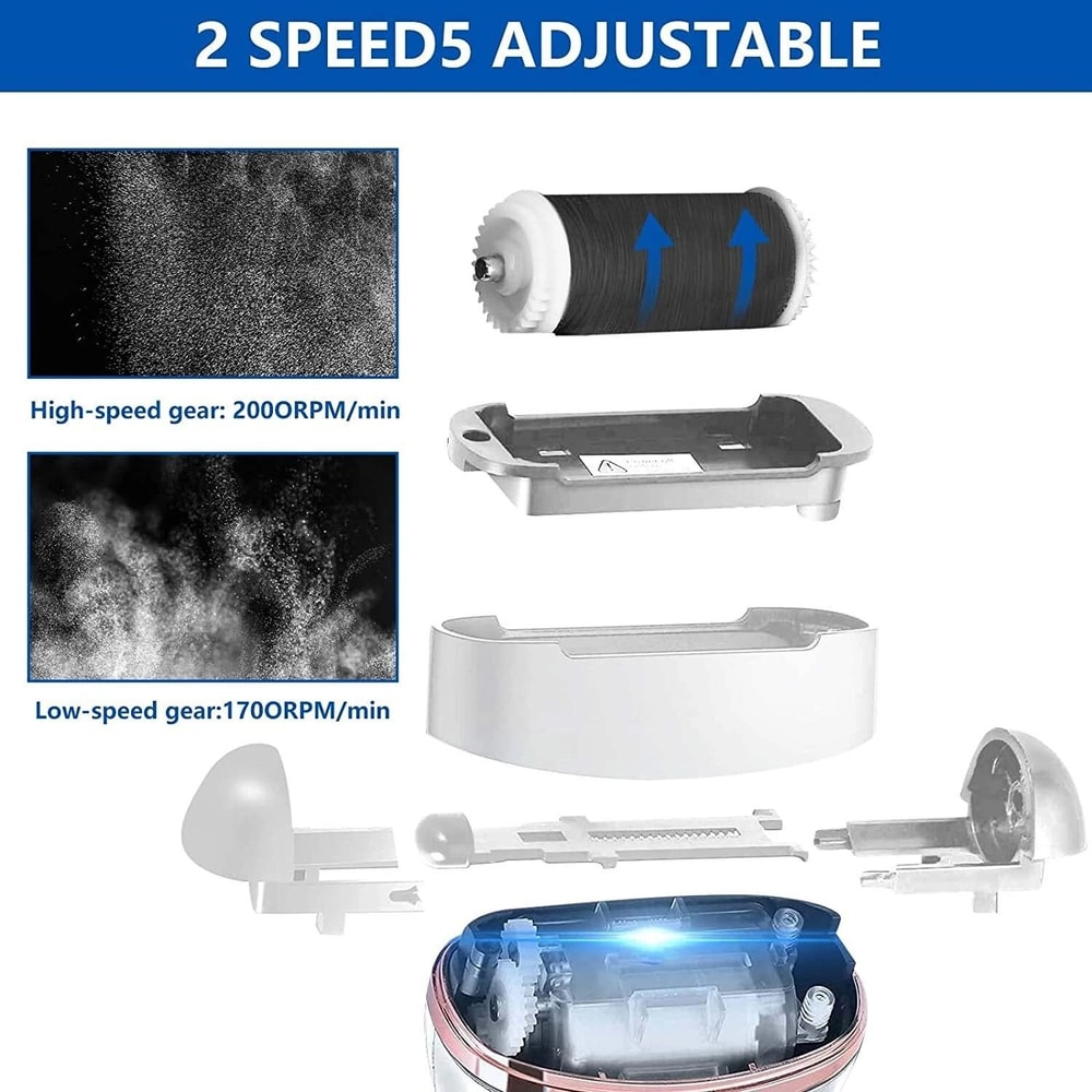 Electric Foot Grinder Rechargeable Callus Remover Pedicure Tool For Soft Feet 2