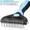 2side Dog Brush For Shedding Dematting Pet Grooming Comb For Cats And Dogs With Undercoat Rake 8