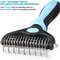 2side Dog Brush For Shedding Dematting Pet Grooming Comb For Cats And Dogs With Undercoat Rake 8