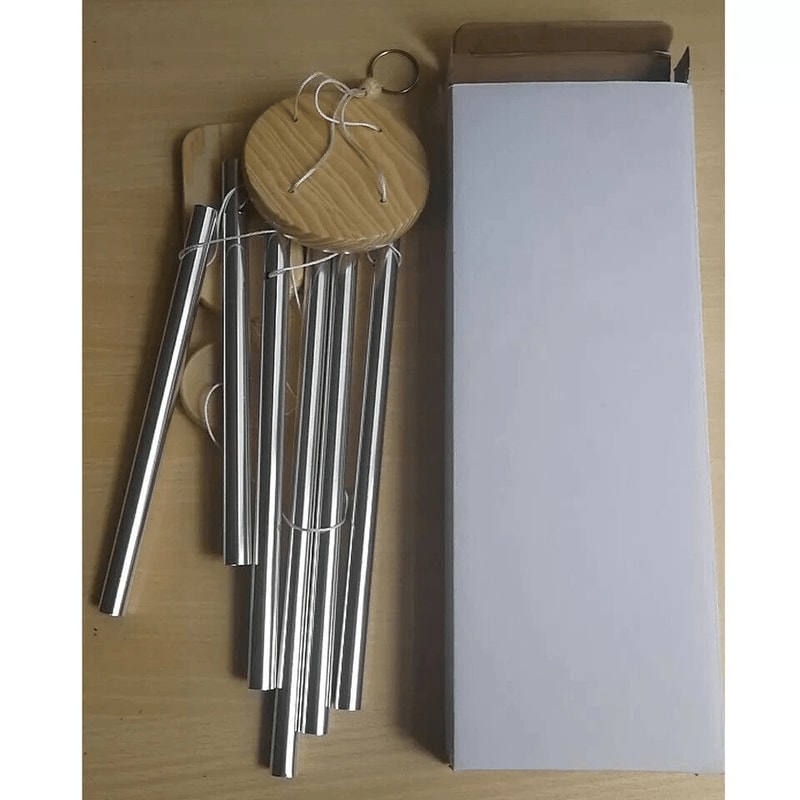 Large 5 Tube Chapel Bells Wind Chimes For Outdoor Garden Decor 1