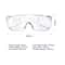 Clear Safety Anti Fog Goggles Glasses For Work Lab Outdoor Eye Protection 2