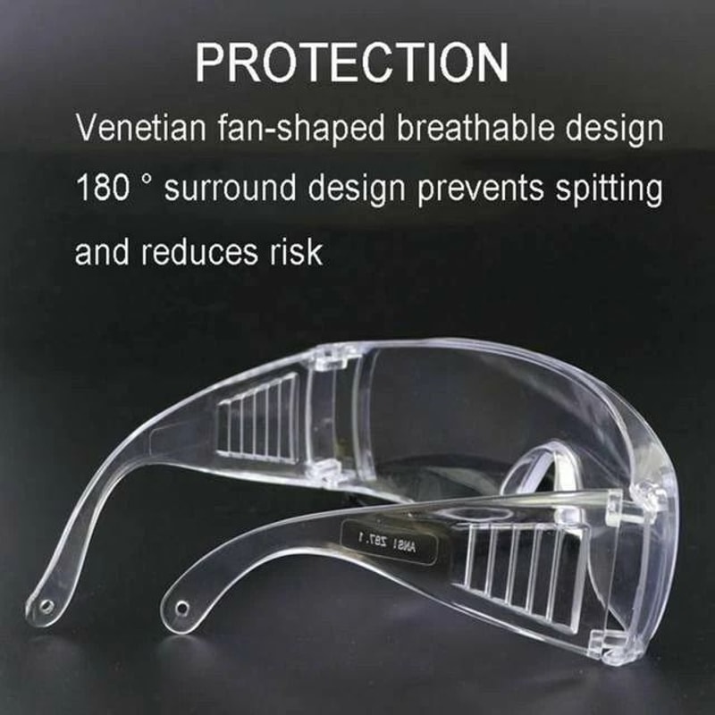 Clear Safety Anti Fog Goggles Glasses For Work Lab Outdoor Eye Protection 3
