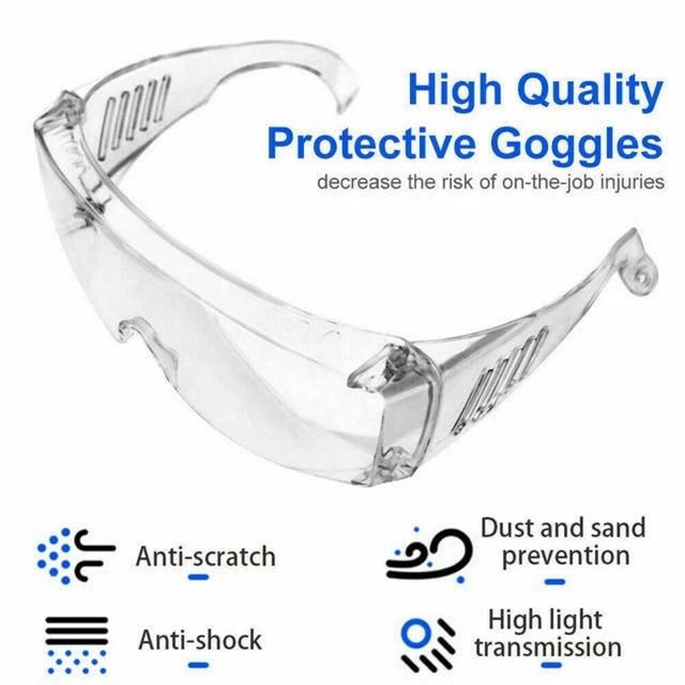 Clear Safety Anti Fog Goggles Glasses For Work Lab Outdoor Eye Protection 5