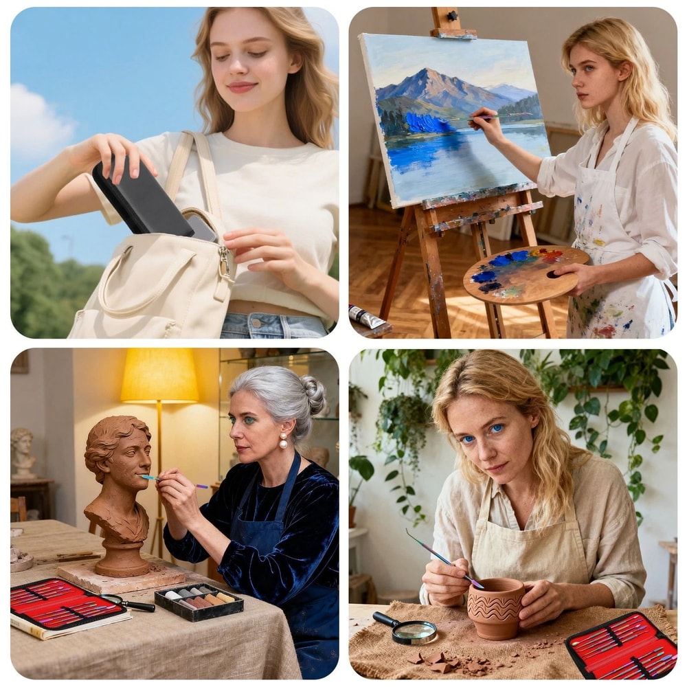 Double Head Stainless Steel Sculpting Knives Set For Precision Carving Tools In Clay Crafts 1