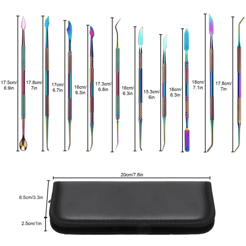 Double Head Stainless Steel Sculpting Knives Set For Precision Carving Tools In Clay Crafts 5