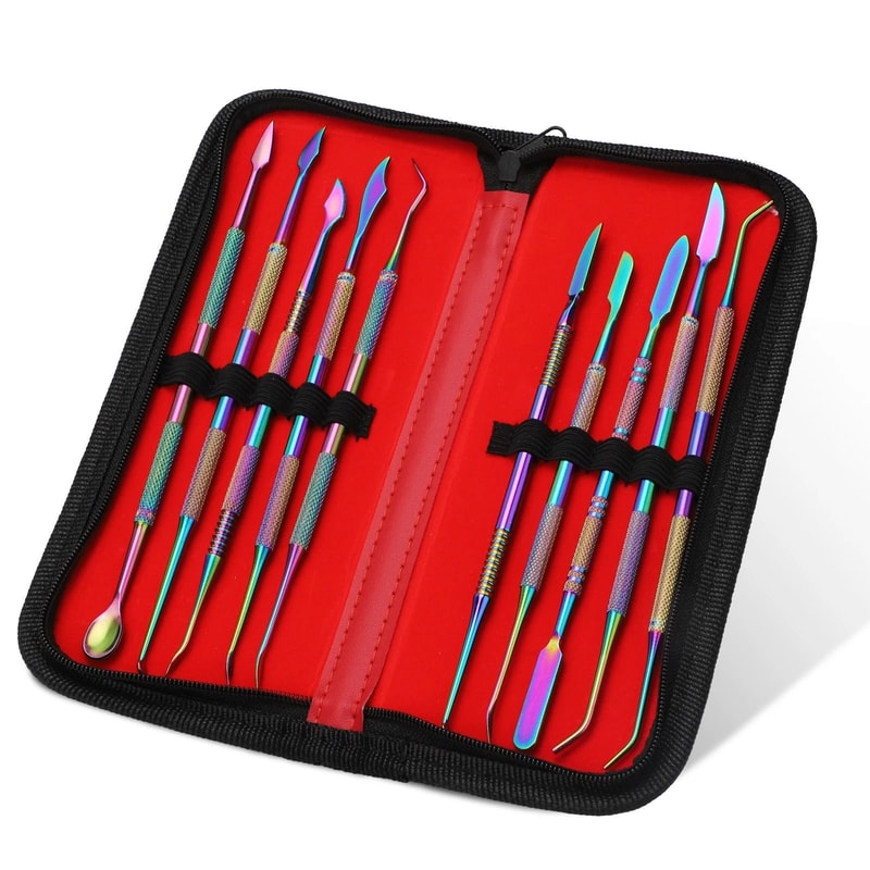 Double Head Stainless Steel Sculpting Knives Set For Precision Carving Tools In Clay Crafts 6