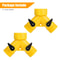 Heavy Duty 2 Way Garden Hose Splitter Y Valve Connector With Tap Adapter 8