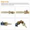 Heavy Duty Adjustable Brass Hose Nozzle High Pressure Water Sprayer For Garden And Outdoor Use 5