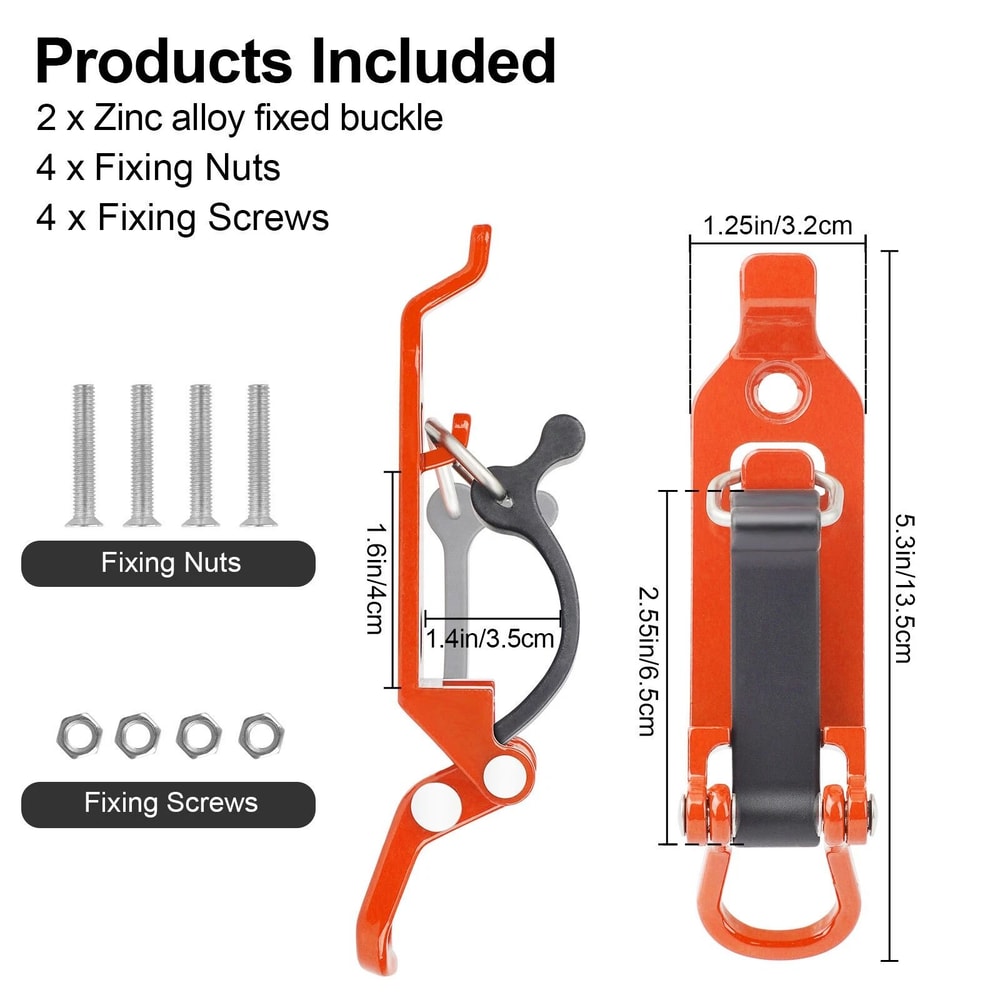 Shovel Holder Mounting Kit For Roof Racks Metal Clip Rubber Clips For Secure Shovel Storage 1