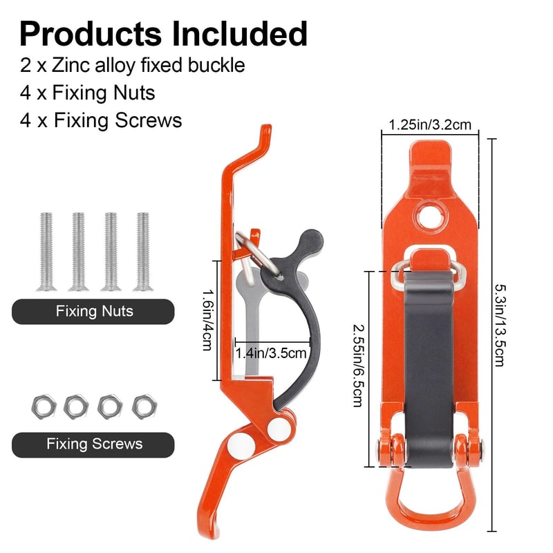 Shovel Holder Mounting Kit For Roof Racks Metal Clip Rubber Clips For Secure Shovel Storage 1