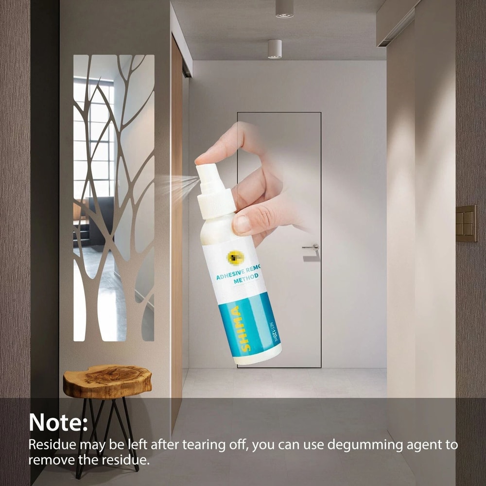 3D Acrylic Mirror Tree Wall Sticker Removable Modern Art Decal For Home Decor 1