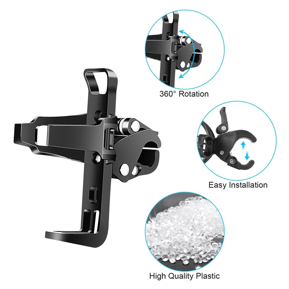 Bicycle Water Bottle Holder For Handlebar MTB Bike Cup Holder Drink Cage Rack 3