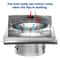 Stainless Steel Dryer Vent Cover Exterior Wall Hood For Airflow Protection 2