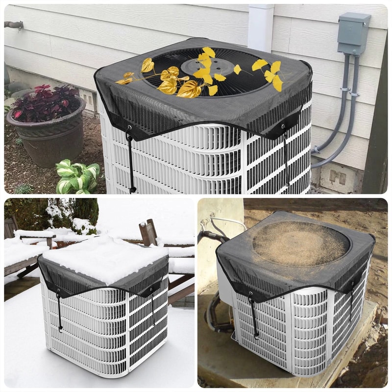 Outdoor Air Conditioner Cover Mesh AC Unit Top Defender 1