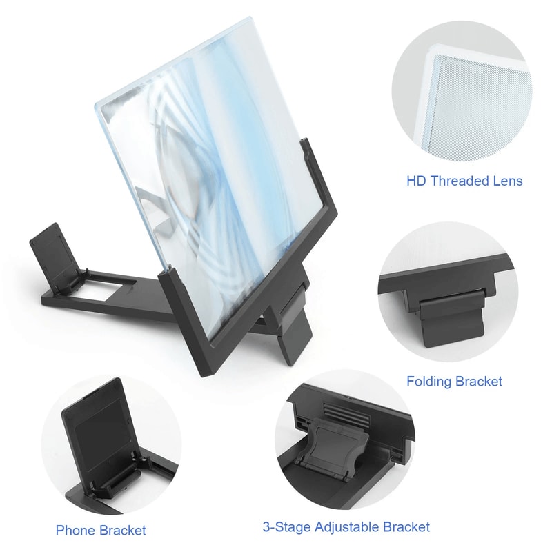 Portable Phone Screen Amplifier With Magnification And Adjustable Bracket 4