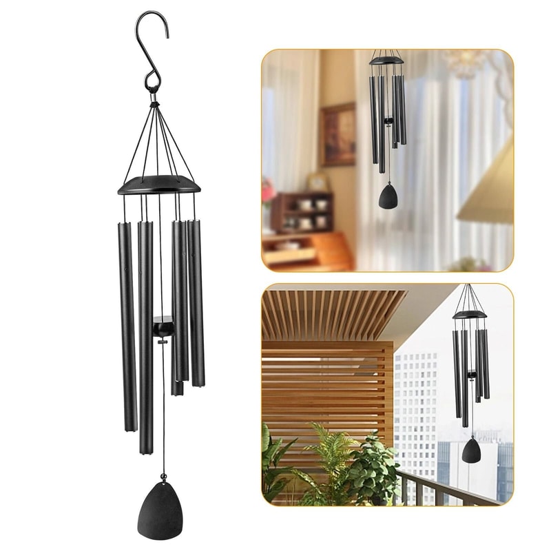 Wind Chimes Outdoor Deep Tone Adjustable Tuned Garden Decoration 3