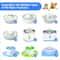 Rechargeable Pet Drinking Fountain Pump With LED Light Cat Water Dispenser Replacement 8