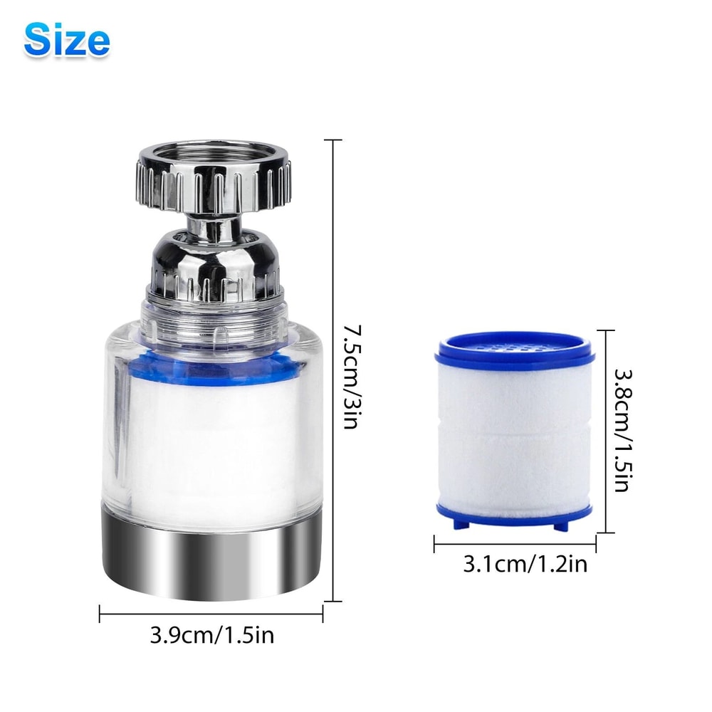 Faucet Water Filter System Kitchen And Bathroom Sink Mount Purifier For Clean Refreshing Water 2
