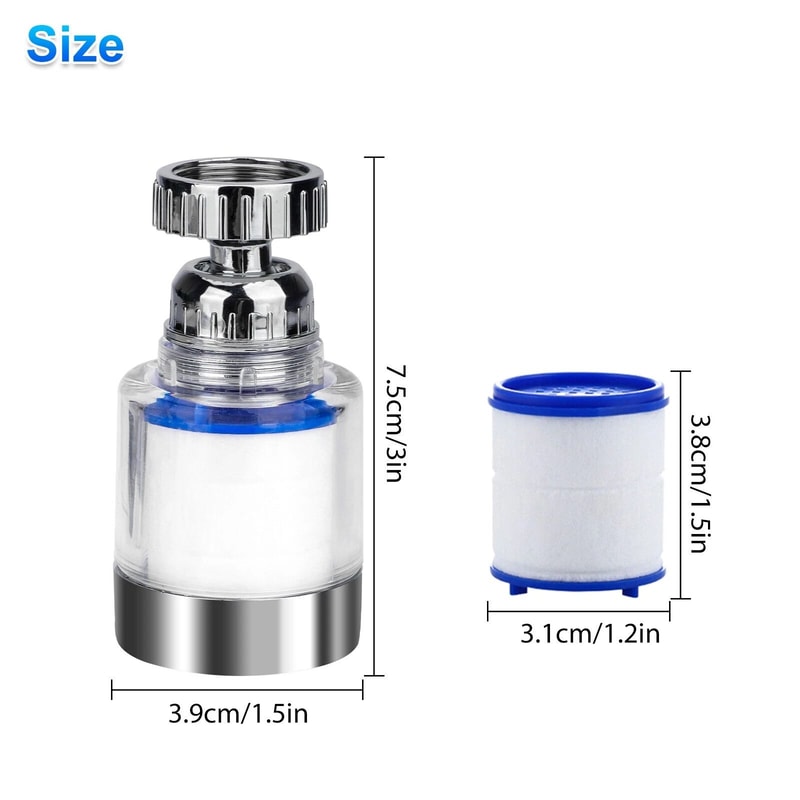 Faucet Water Filter System Kitchen And Bathroom Sink Mount Purifier For Clean Refreshing Water 2