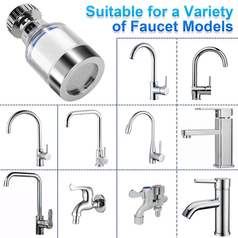 Faucet Water Filter System Kitchen And Bathroom Sink Mount Purifier For Clean Refreshing Water 6