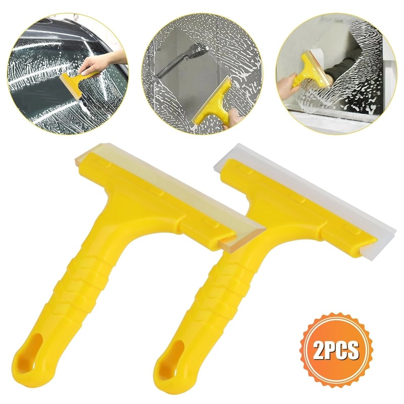 Silicone Window Squeegee For Shower Car Home Effective Glass Water Wiper 7