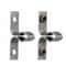 Closet Latch Vintage Bronze Double Roller Catch For Cabinet Door Premium Cupboard Hardware 3