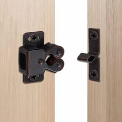closet latch, vintage bronze double roller catch for cabinet door, premium cupboard hardware