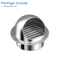 Stainless Steel Round Vent Grille Cover For Duct Fan Exhaust Systems 1
