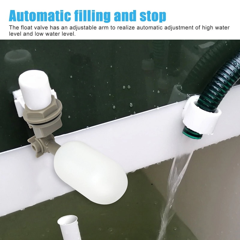 Float Valve Waterer With Adjustable Arm For Automatic Water Fill And Stop 6