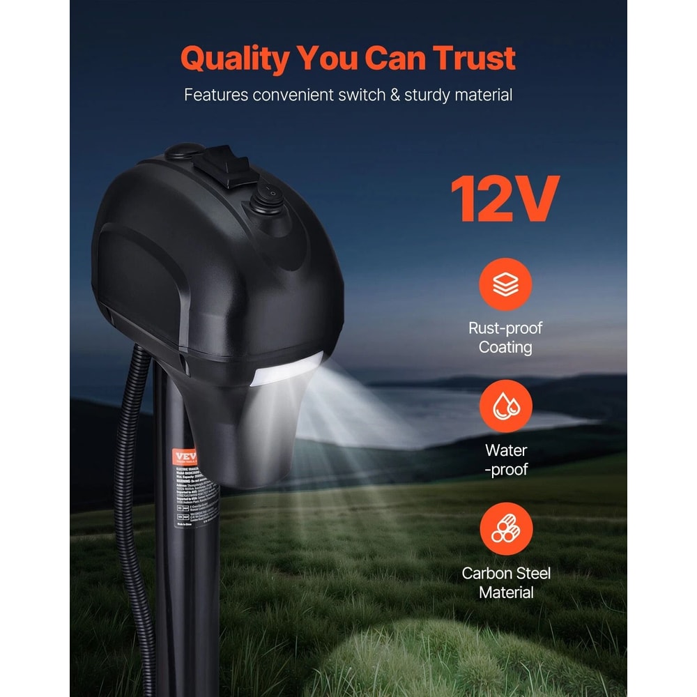 Electric Trailer Jack With 7 Pin Plug For RV Trailer Camper 8