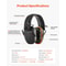 Bluetooth Hearing Protection Earmuffs Electronic Ear Muffs For Shooting Work And Yard Use 5