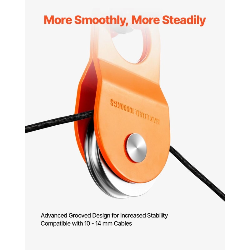 Winch Snatch Block Off Road Recovery Pulley For Truck ATV UTV 7