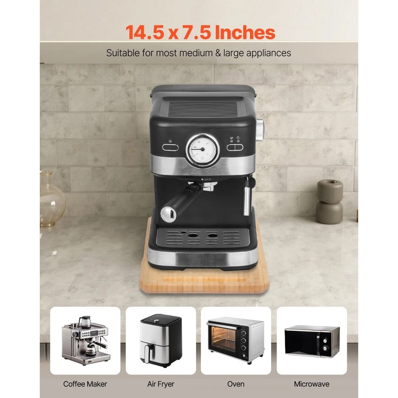 Countertop Appliance Slider Tray For Coffee Makers And Small Kitchen Appliances 10