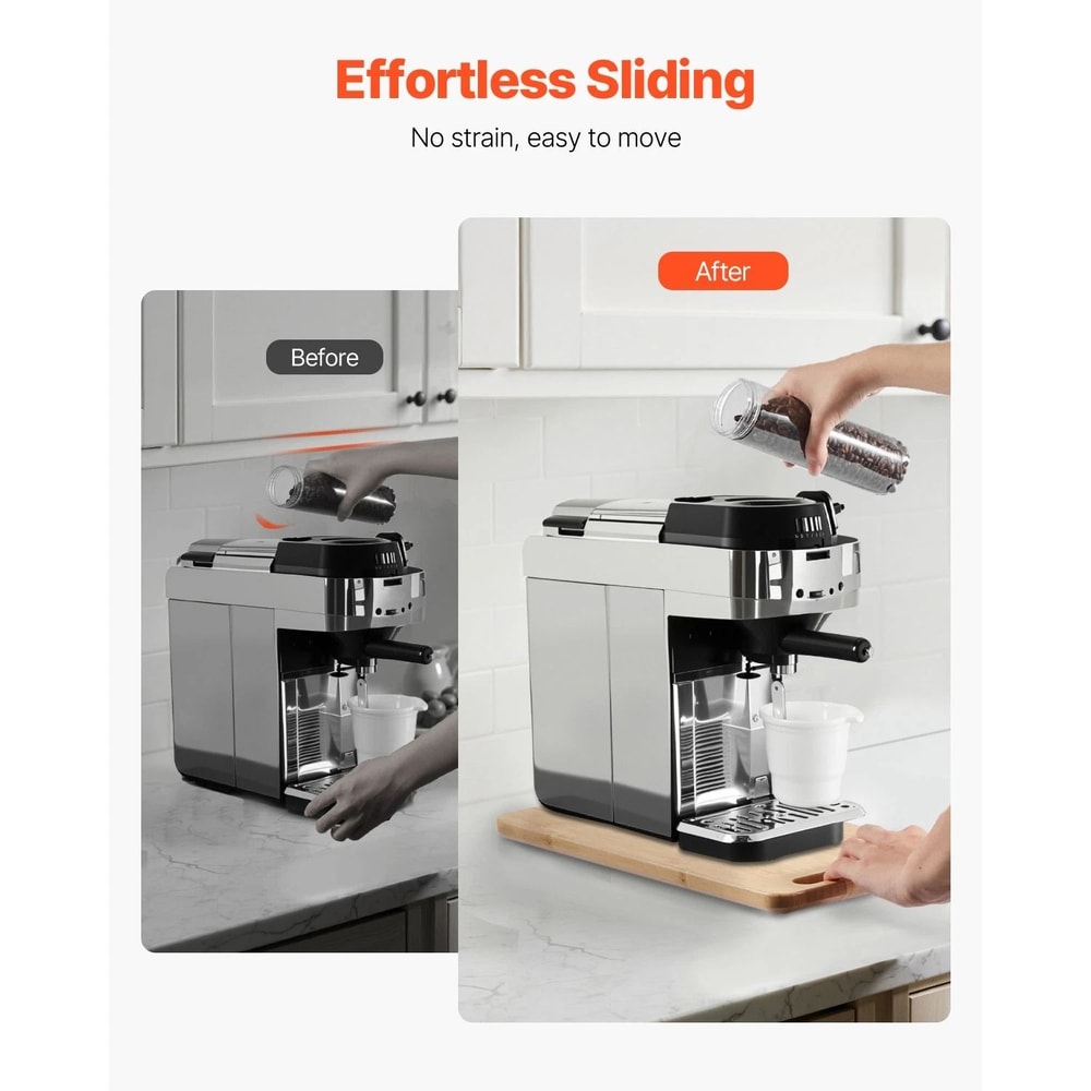 Countertop Appliance Slider Tray For Coffee Makers And Small Kitchen Appliances 7