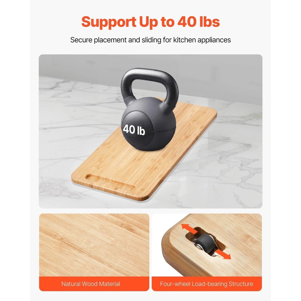 Countertop Appliance Slider Tray For Coffee Makers And Small Kitchen Appliances 11