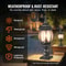 Dusk To Dawn Outdoor Post Light Fixture Waterproof Pier Mount Lamp Post Lights 8