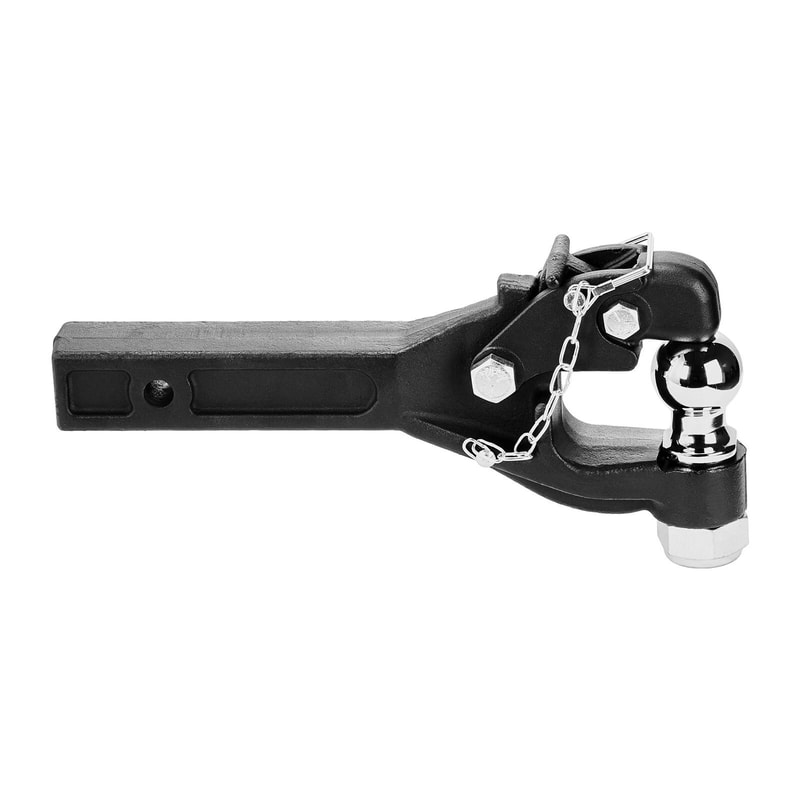 Heavy Duty Pintle Hitch For Receiver Hitch Lunette Ring Hitch 2