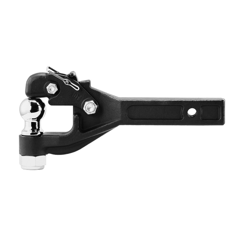 Heavy Duty Pintle Hitch For Receiver Hitch Lunette Ring Hitch 3