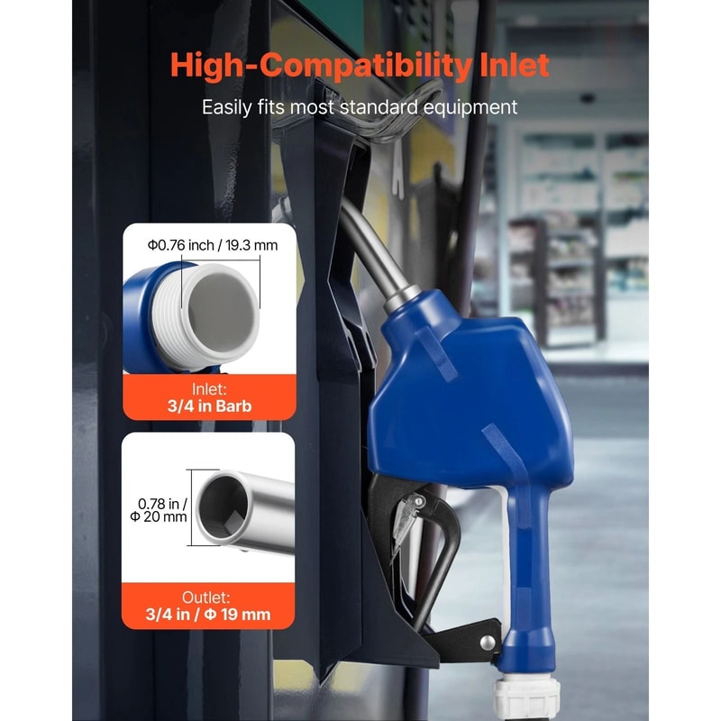 DEF Nozzle Barb Auto Shut Off Fueling Nozzle With Spout 9