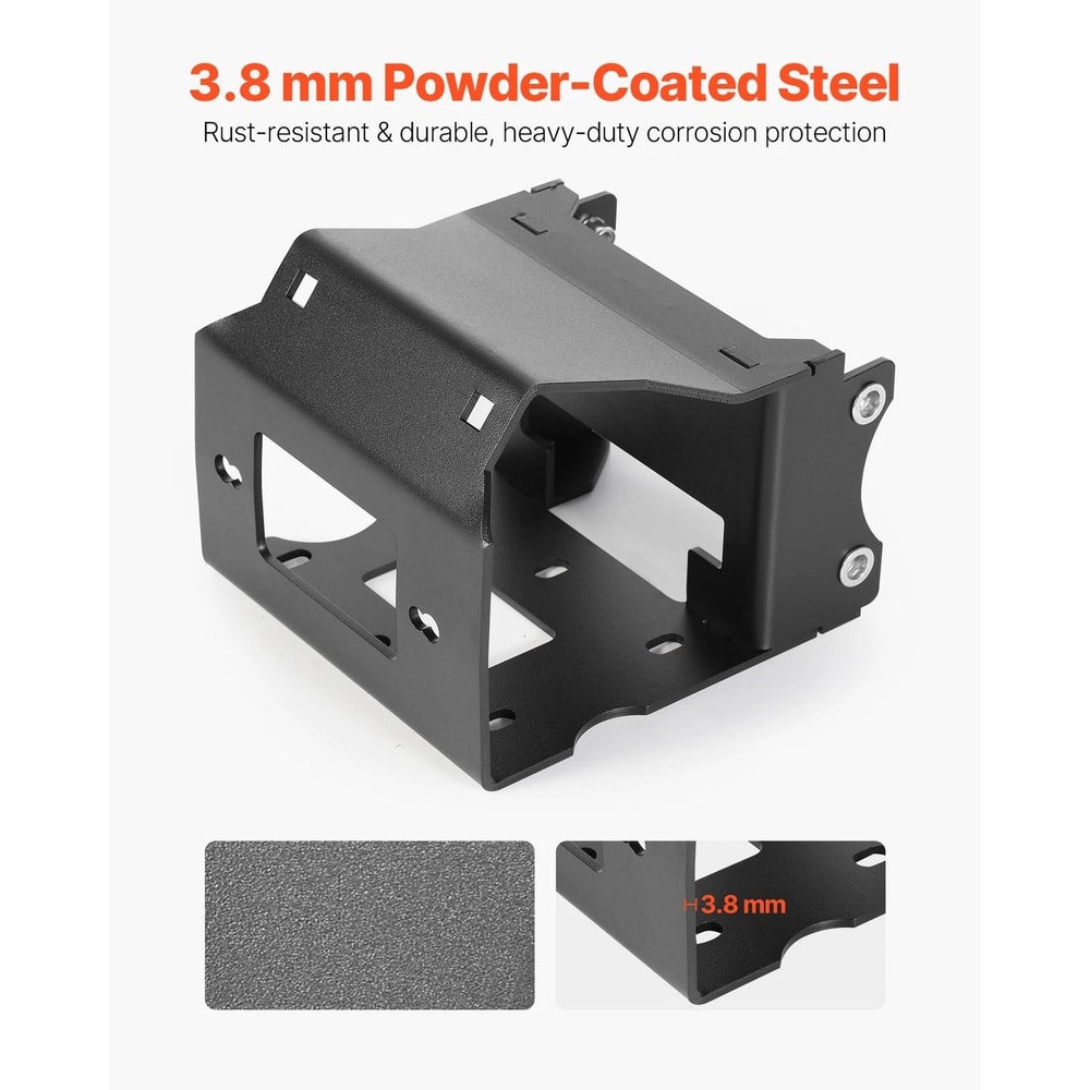 Polaris Sportsman Winch Mount Receiver Hitch Plate ATV Recovery Bracket 8