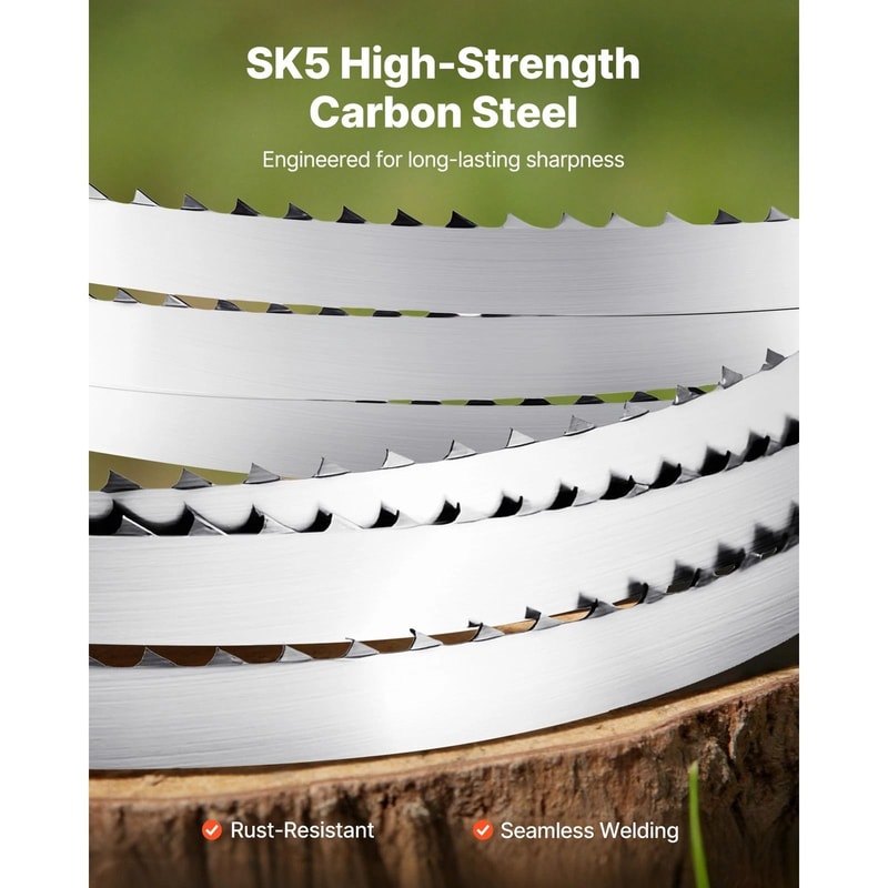 Bandsaw Blade TPI Carbon Steel Replacement For Woodworking Band Saws 10