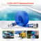 Pool Backwash Hose Blue PVC Discharge Hose With Fittings 10