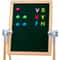 Wooden Kids Art Easel With Magnetic Whiteboard And Chalkboard DoubleSided Drawing Stand 5