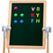 Wooden Kids Art Easel With Magnetic Whiteboard And Chalkboard DoubleSided Drawing Stand 5