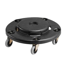 heavy duty round trash can dolly with wheels for gallon bins 500 lb capacity