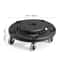 Heavy Duty Round Trash Can Dolly With Wheels For Gallon Bins 500 Lb Capacity 2