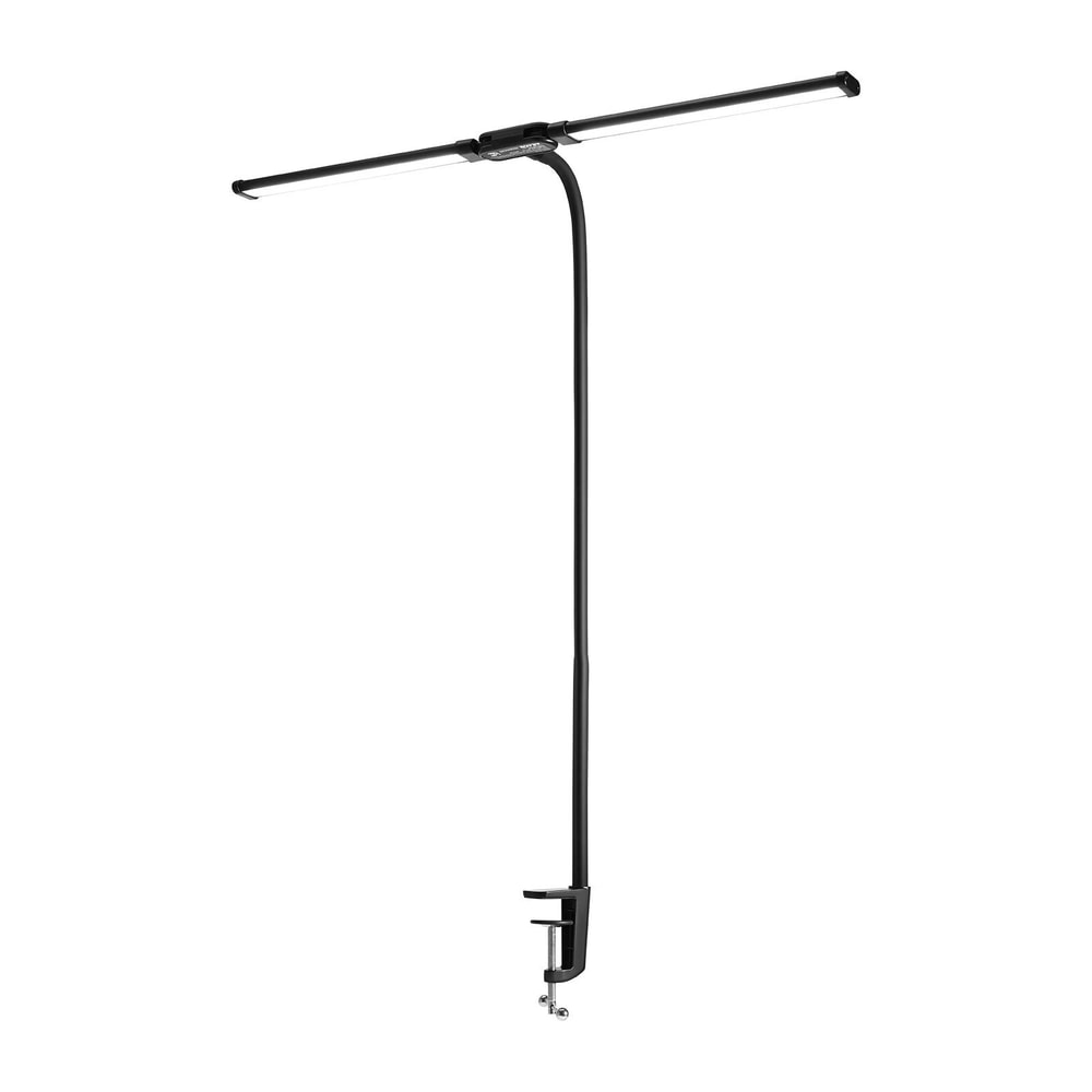 Double Head LED Desk Lamp With Clamp Adjustable Gooseneck Architect Light 1