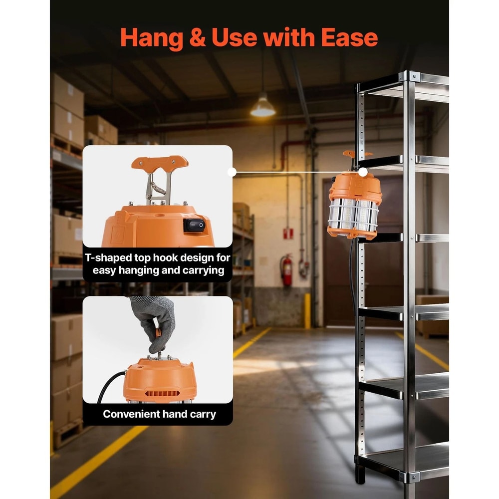 LED Temporary Work Light Linkable Construction Job Site Lamp 9