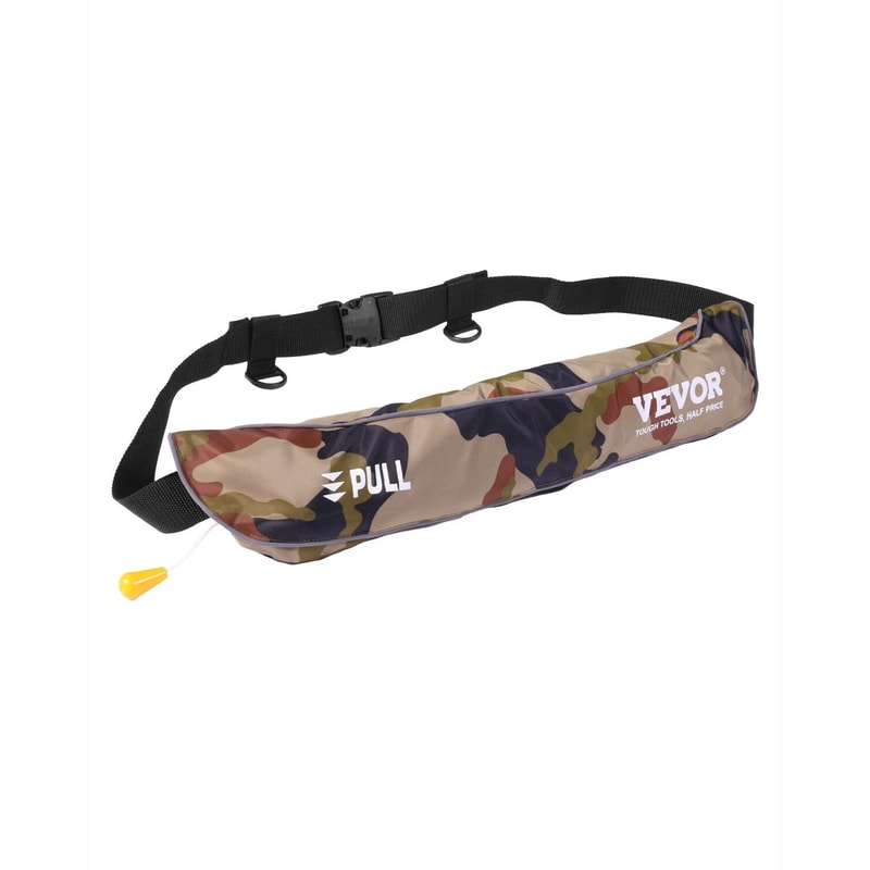 Manual Inflatable Belt Pack PFD For Adults 100N Green Adjustable Waist Life Jacket 11